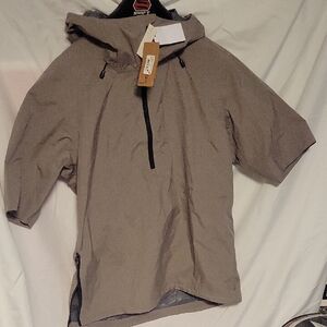 Mens Medium Baggy Cycling Anorak Jacket.  Pull Over Waterproof Windproof